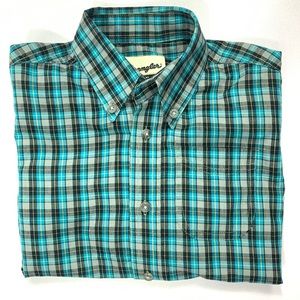🦎Wrangler Riata Button Down Boys Dress Shirt (B12